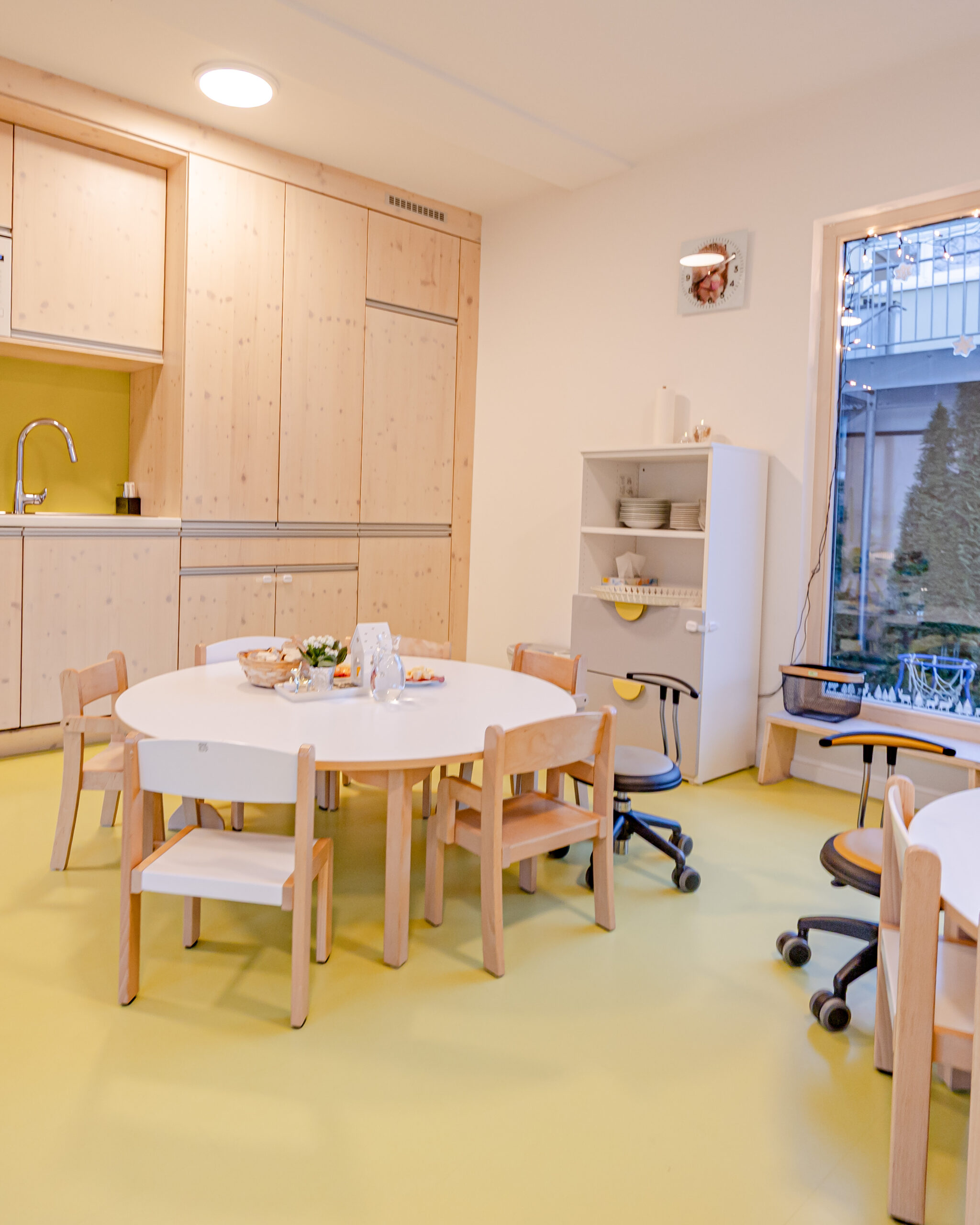 Aufnahme des Innenraums in der Kinderkrippe Solln.
